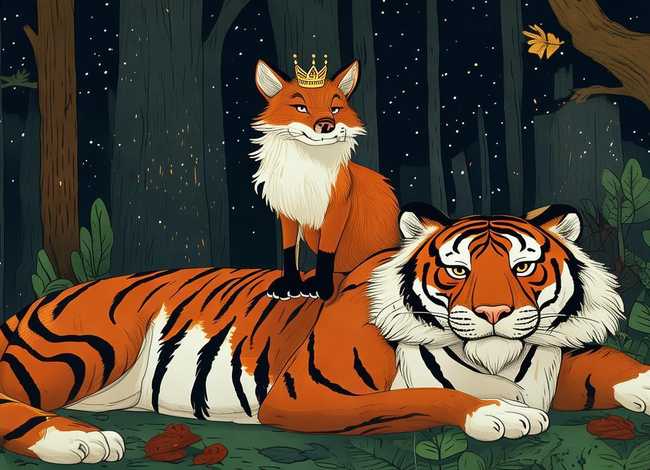 儿童故事狐假虎威在线听 - 狐假虎威睡前故事在线听mp3