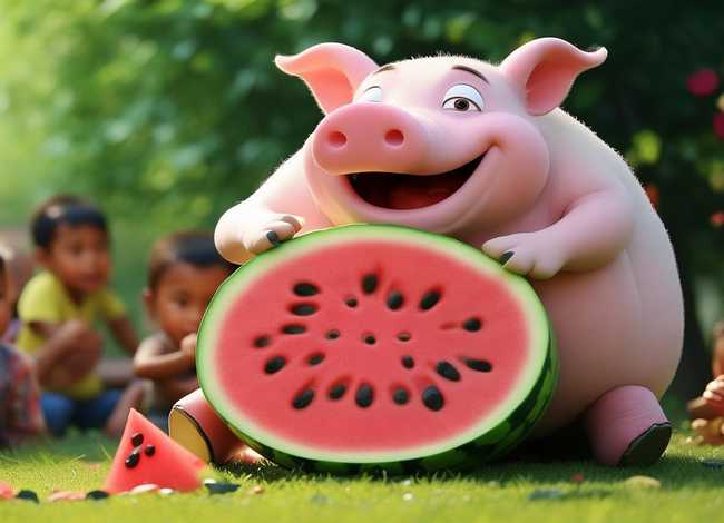 幼儿故事猪八戒 - 幼儿故事猪八戒吃西瓜 幼儿故事猪八戒 - 幼儿故事猪八戒吃西瓜