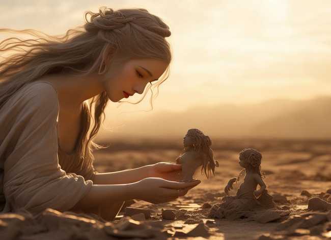 女娲造人幼儿故事简短，女娲造人幼儿故事简短概括