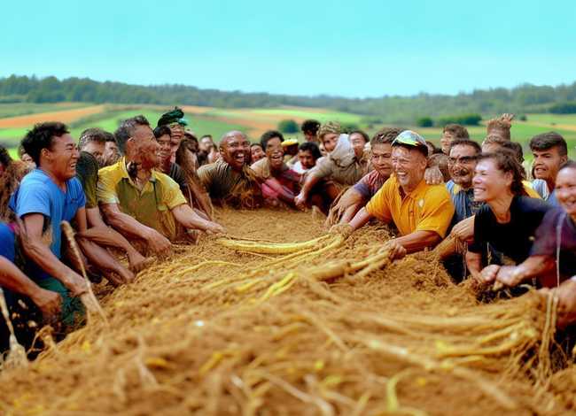 拔萝卜 的故事 拔萝卜的故事告诉我们人多力量大