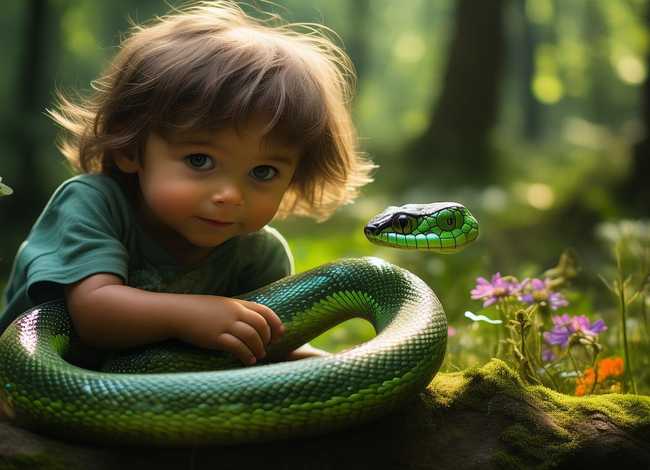 毒蛇的儿童故事；毒蛇的友谊 幼儿故事