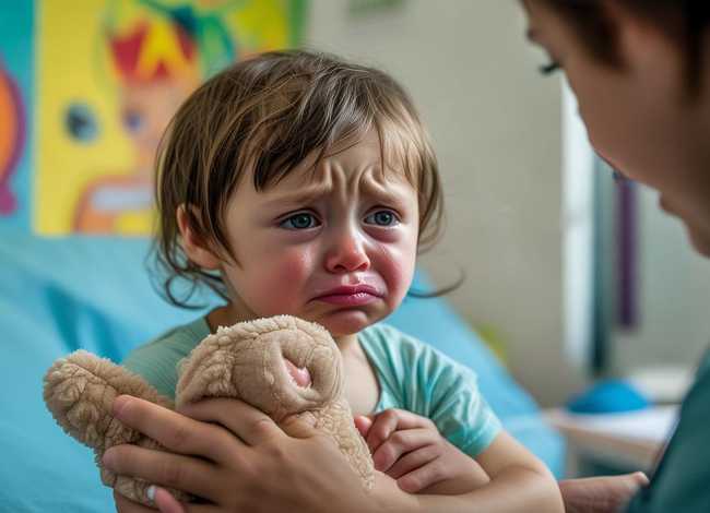 儿童打针大哭视频，小孩子打针大哭视频