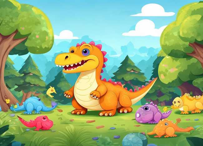 儿童故事恐龙完整故事，恐龙故事幼儿故事