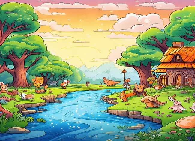 水彩画绘本故事 - 水彩画绘本故事图片