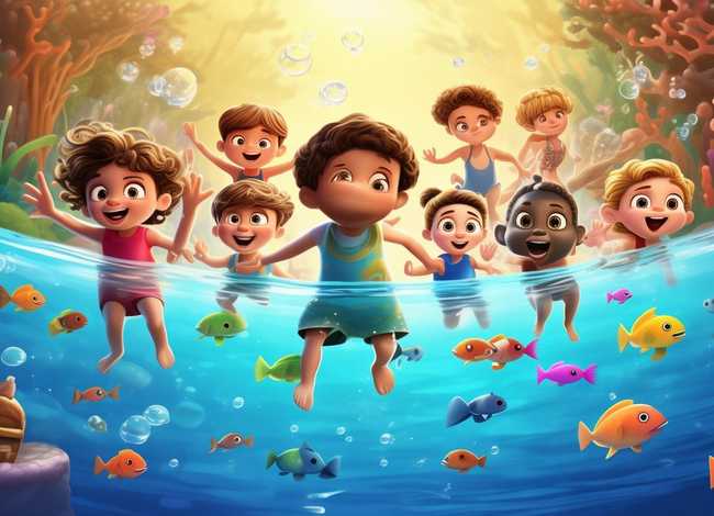 有关游泳的儿童故事 - 有关游泳的绘本故事