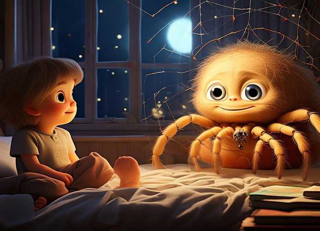 蜘蛛的儿童睡前故事（大蜘蛛的睡前故事）
