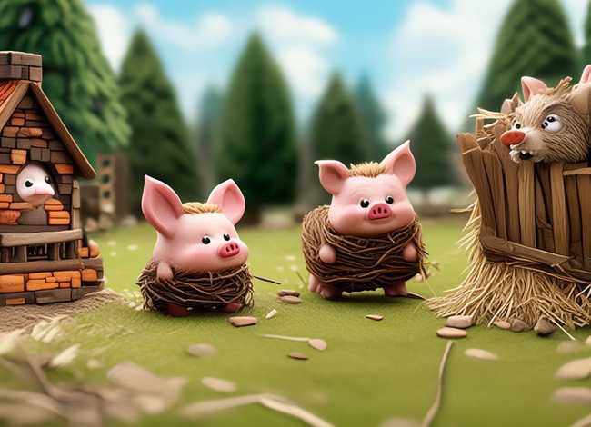 幼儿故事-三只小猪；幼儿故事-三只小猪视频