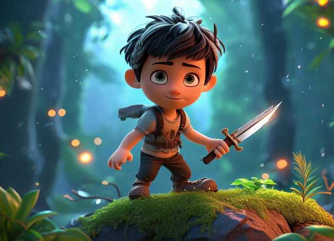 勇敢男孩儿童故事，勇敢的男孩子故事