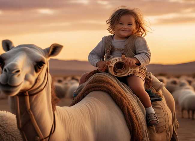 儿童骆驼和羊的故事、骆驼和羊的故事 睡前故事