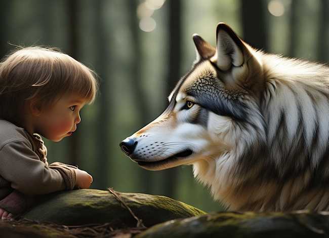 狼和小孩儿童故事，狼和小孩儿的故事讲了什么道理