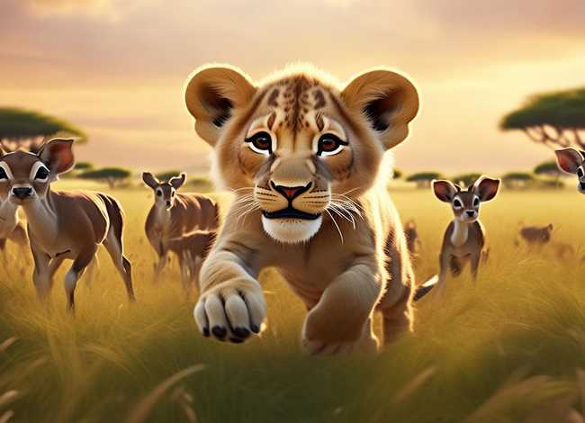 儿童故事狮子宝宝（狮子儿童故事）