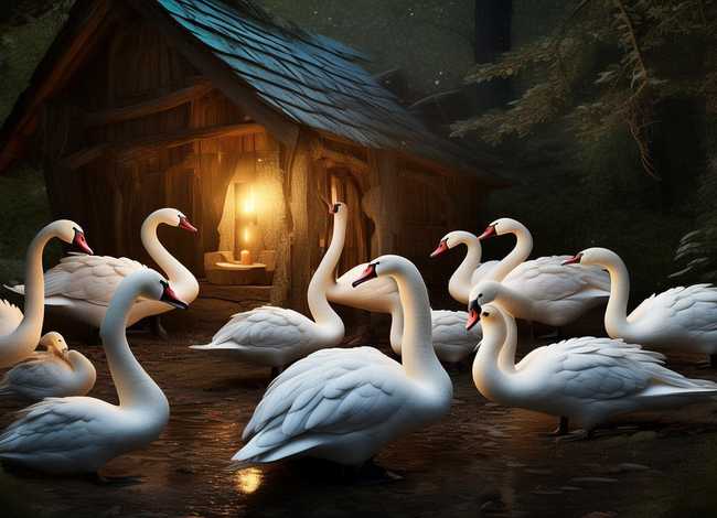 儿童睡前故事野天鹅文字（十二个野天鹅睡前故事）