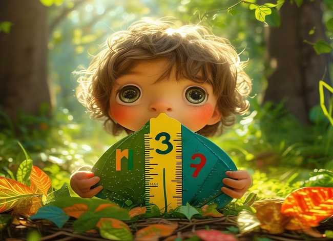 树叶尺子儿童故事；树叶尺子绘本故事