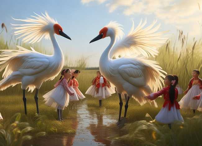 《丹顶鹤的故事》儿童舞蹈、歌曲《丹顶鹤的故事》 《丹顶鹤的故事》儿童舞蹈、歌曲《丹顶鹤的故事》