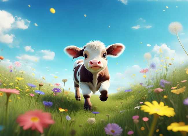 小牛的绘本 《小牛的春天》绘本故事内容 小牛的绘本 《小牛的春天》绘本故事内容