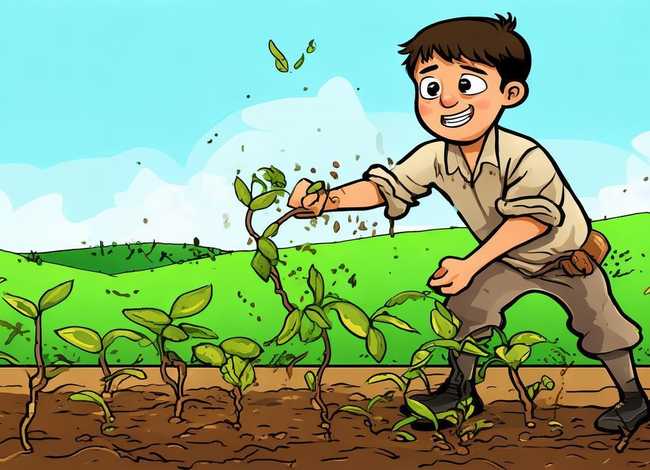 拔苗助长的故事绘本,拔苗助长的绘本故事6一8页 拔苗助长的故事绘本,拔苗助长的绘本故事6一8页