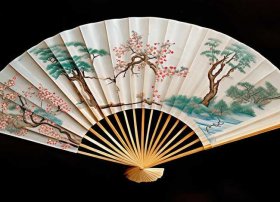 团扇绘画素材，团扇绘画素材高清