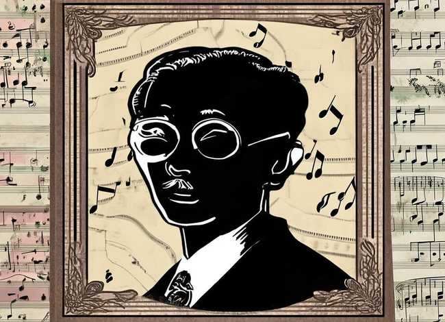 音乐家的故事手抄报；音乐家的故事手抄报聂耳图片黑白