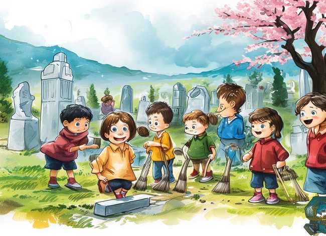 小学生清明节故事大全（小学生清明节故事大全视频）