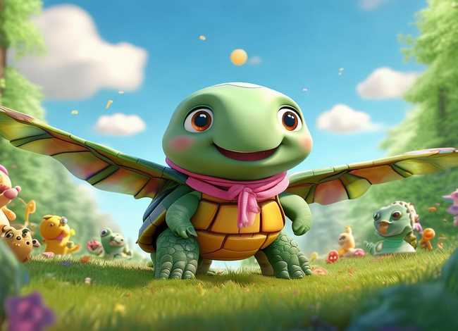 想飞的乌龟儿童故事内容、想飞的乌龟的故事内容