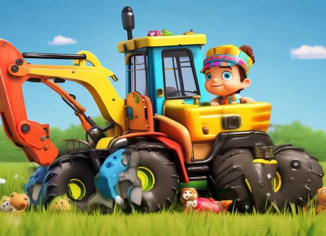 挖机的故事儿童版;挖掘机的故事幼儿故事 挖机的故事儿童版;挖掘机的故事幼儿故事