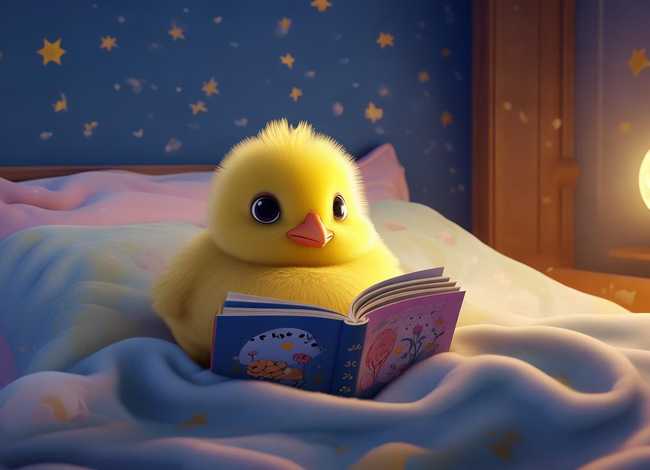 小鸡儿童睡前小故事，小鸡宝宝睡前故事