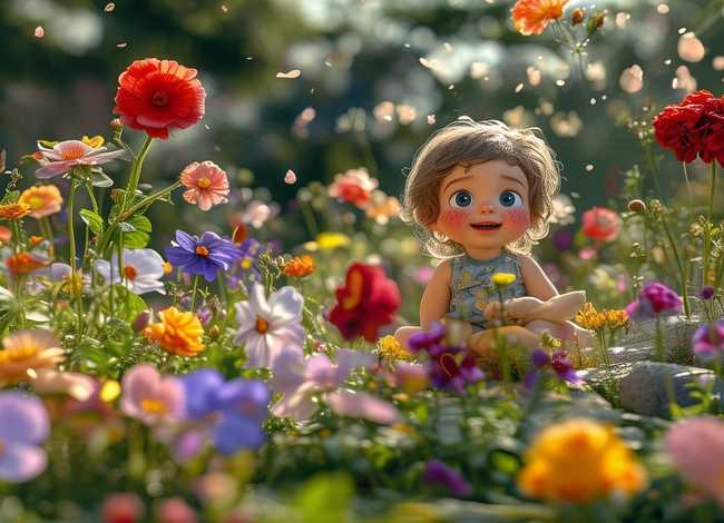 花朵的儿童诗，花的幼儿诗歌
