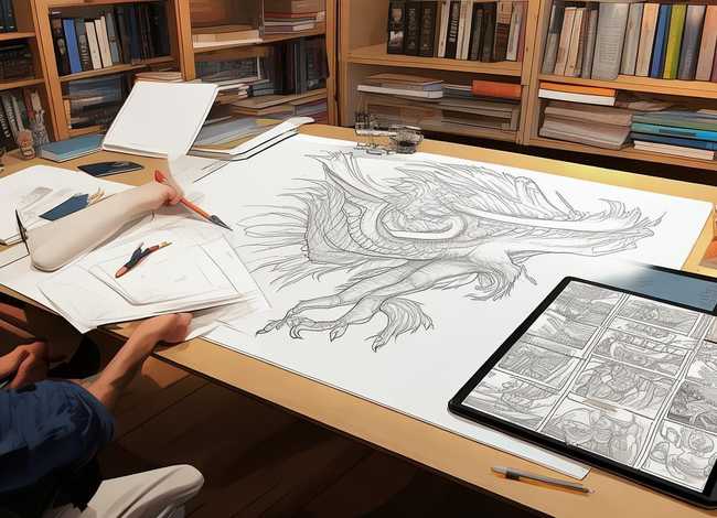 关于神话故事的连环画怎么画；关于神话故事的连环画怎么画图片