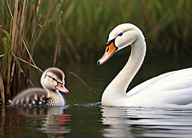 天鹅的故事，丑小鸭变白天鹅的故事