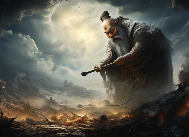 盘古开天地的故事简介，盘古开天地的故事简介50字