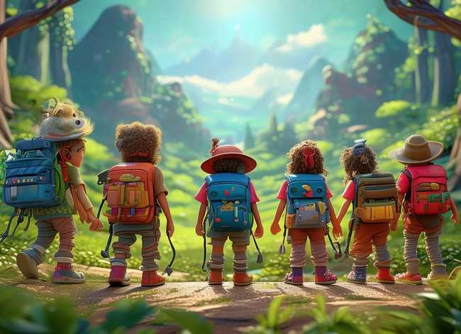 儿童探险故事漫画（儿童探险动画片）