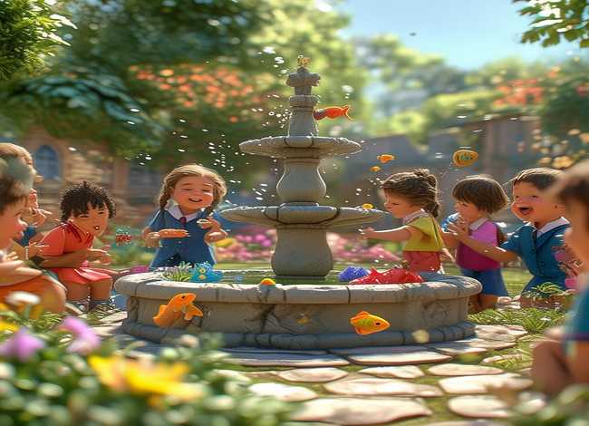 花园儿童故事，有关花园的故事 幼儿园