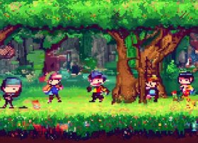 像素画儿童故事，像素故事游戏