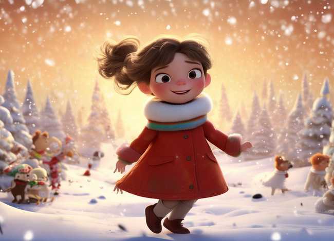 儿童动画小雪的故事；幼儿故事小雪花原文