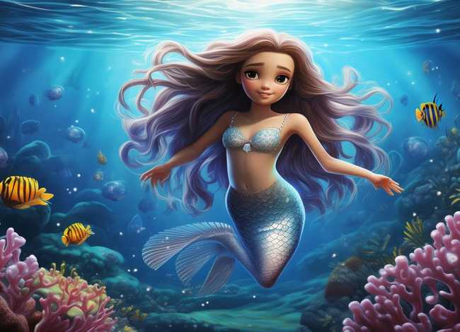 美人鱼的故事儿童睡前童话故事、少儿睡前故事美人鱼的故事