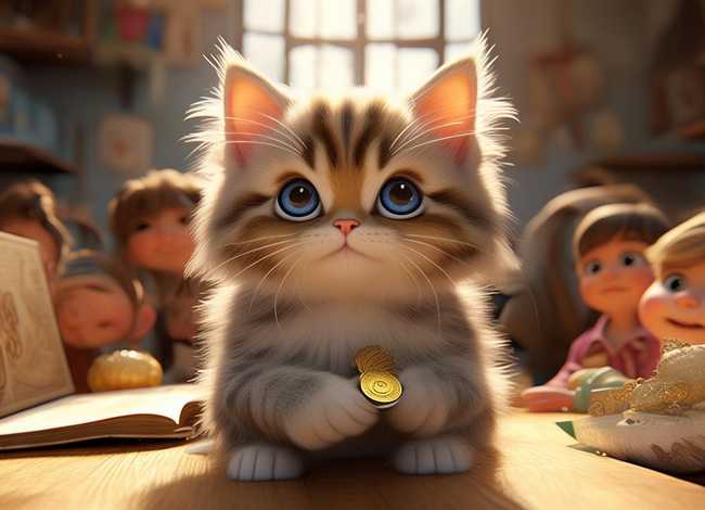 儿童故事诚实的猫咪，诚实的猫咪故事视频