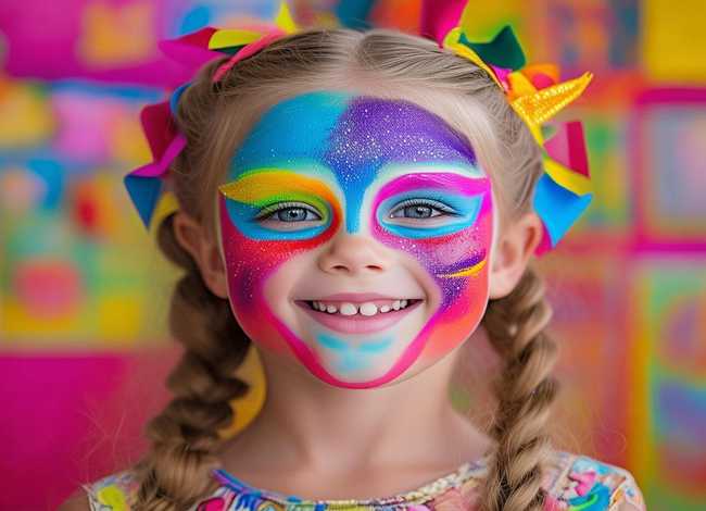 儿童表演妆容 女孩 儿童表演妆容 女孩图片