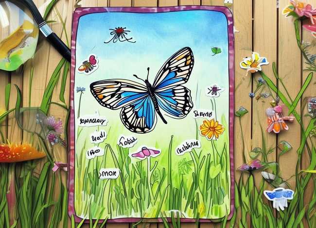 儿童做的昆虫记录卡；儿童做的昆虫记录卡怎么做