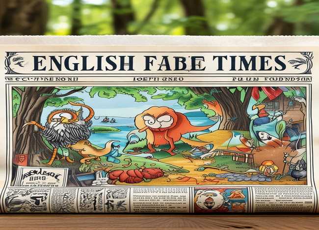 英文寓言故事小报，英文寓言故事小报图片