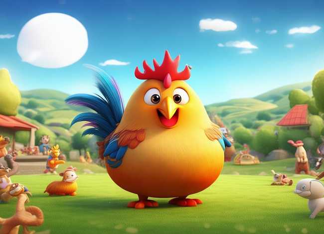 公鸡的绘本故事 - 公鸡的绘本故事视频