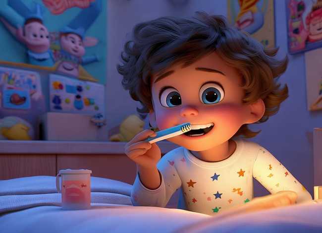 儿童睡前刷牙的故事、睡前故事幼儿故事大全刷牙