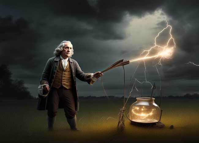 富兰克林风筝取电的故事（富兰克林用风筝收集电的故事）