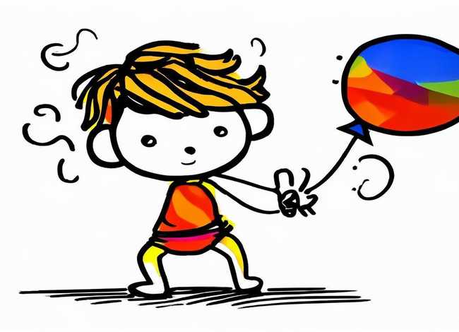 线描儿童简笔画 - 线描儿童简笔画图片