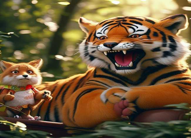 狐假虎威的儿童故事表演 狐假虎威的表演故事视频