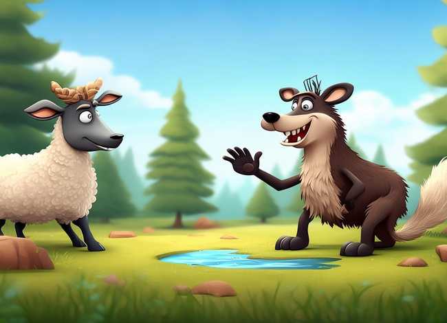 狼和小羊儿童故事表演（狼和小羊的表演故事视频）