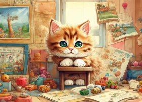 小猫的故事幼儿故事文字 - 小猫的故事幼儿故事文字图片