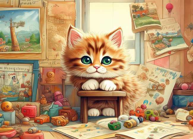 小猫的故事幼儿故事文字 - 小猫的故事幼儿故事文字图片