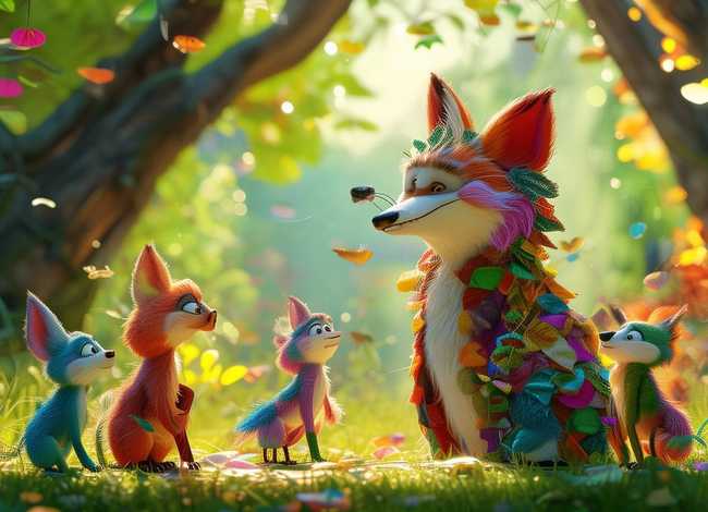 寓言故事的动画，寓言故事的动画图片