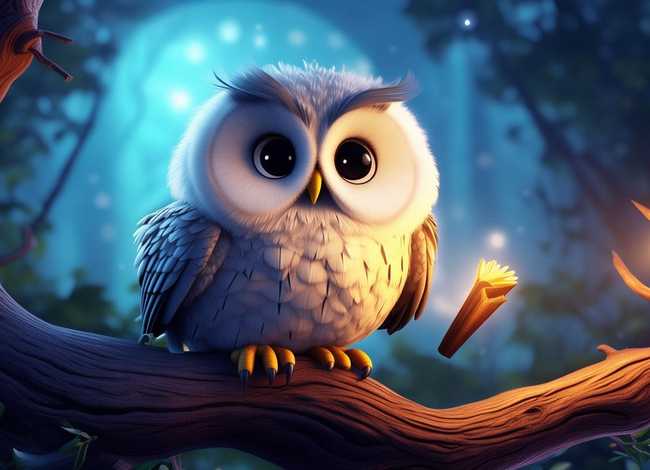 猫头鹰讲故事动画片，猫头鹰讲故事动画片视频