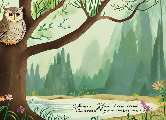 寓言故事简单又漂亮的画（寓言故事简单又漂亮的画加文字图片）